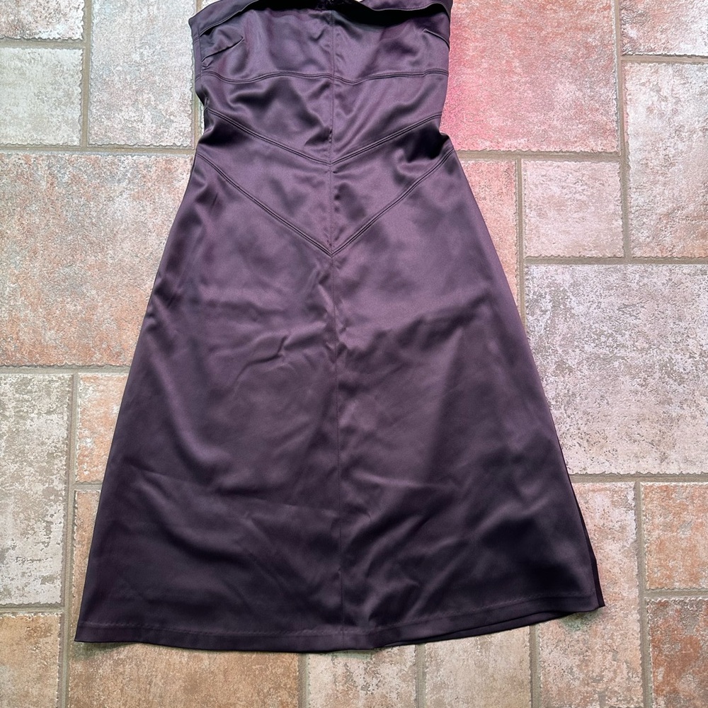 RW&CO. Chic Purple Strapless Dress
